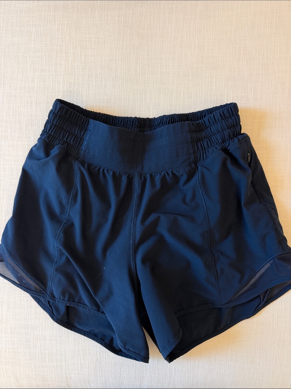 Women's Navy Lululemon Performance Running Shorts